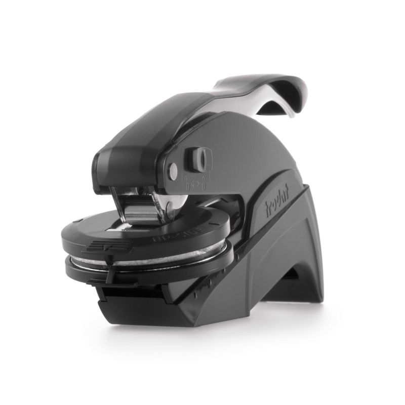 Trodat® Ideal Prägepresse schwarz rund - Ø 51mm