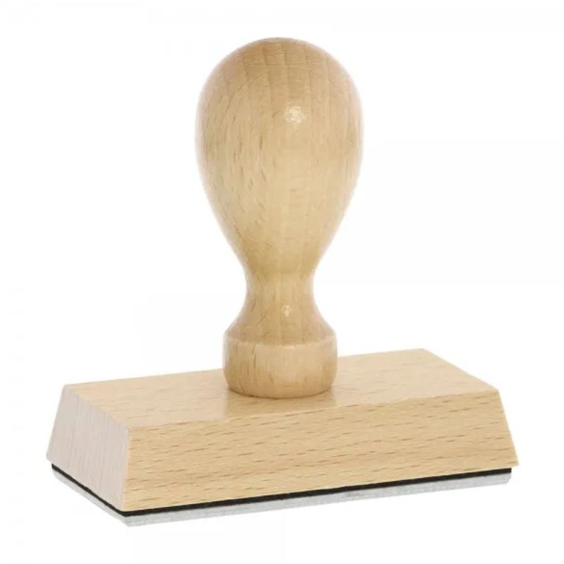 Holzstempel 100 x 20, bis 5 Zeilen