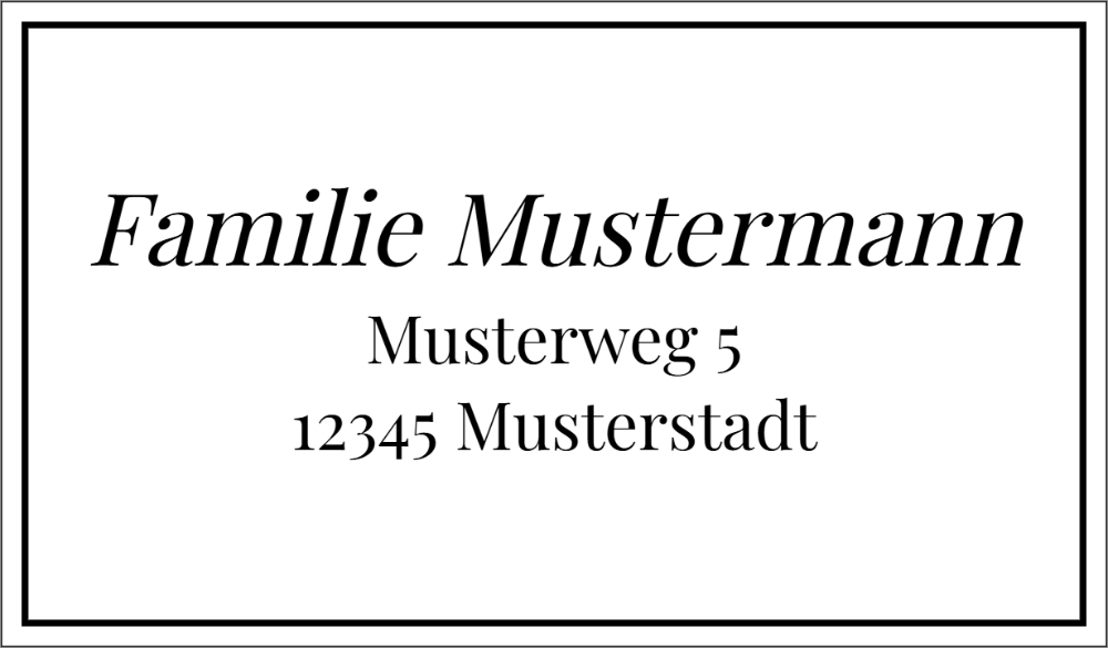 Vorschau der Vorlage 41x24 Familie elegant