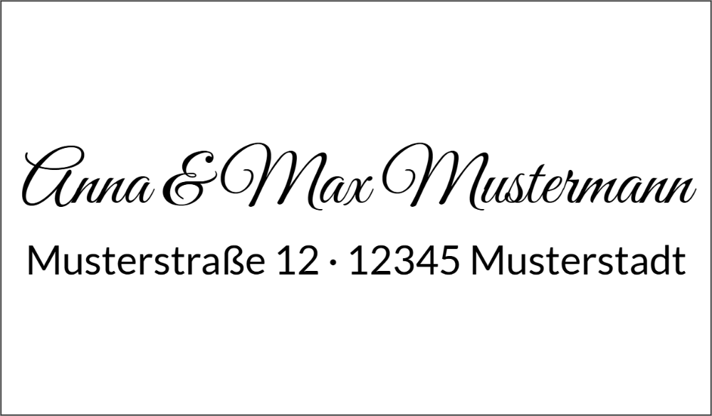 Vorschau der Vorlage 41x24 Handschrift