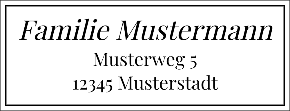 Vorschau der Vorlage 47x18 Familie elegant