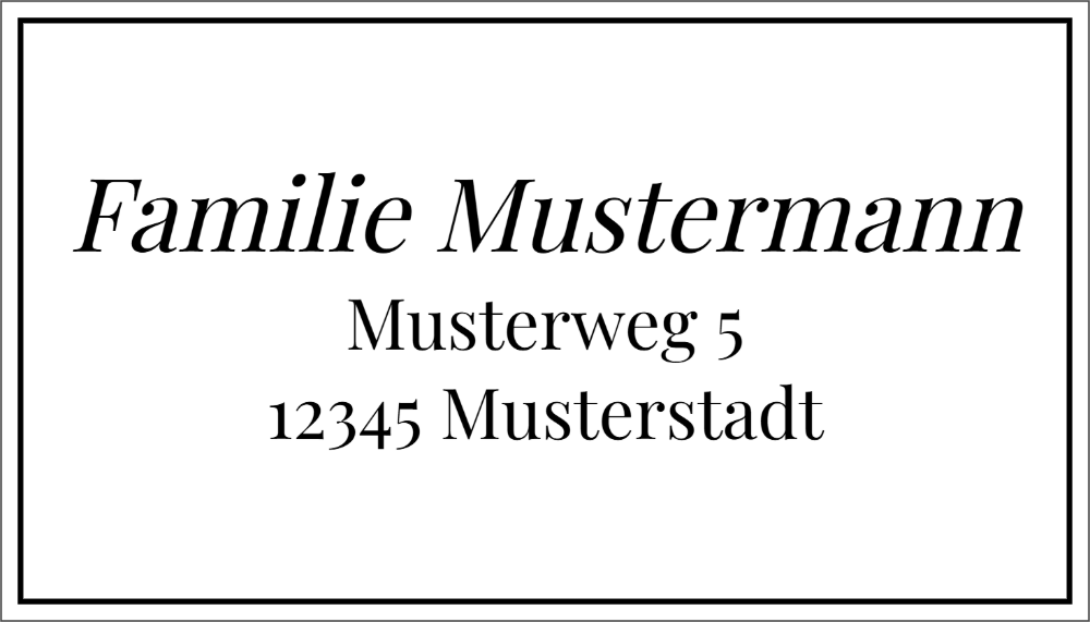 Vorschau der Vorlage 49x28 Familie elegant