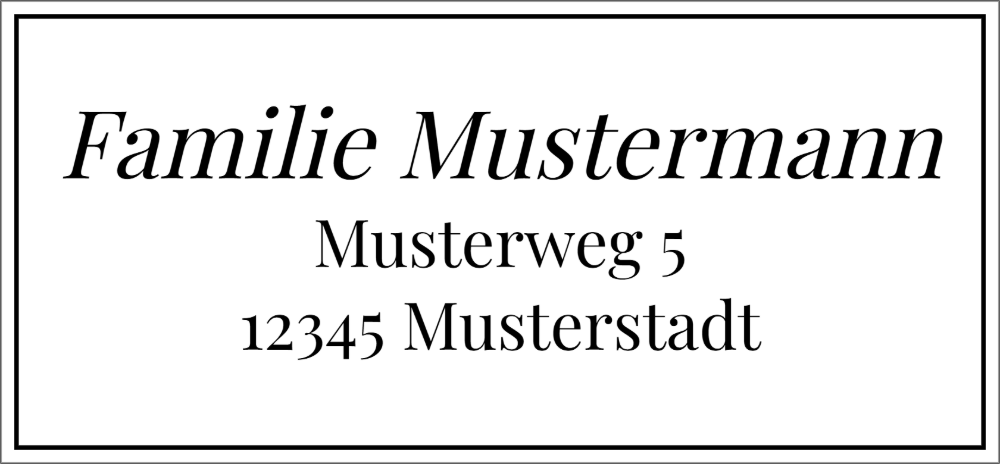 Vorschau der Vorlage 56x26 Familie elegant