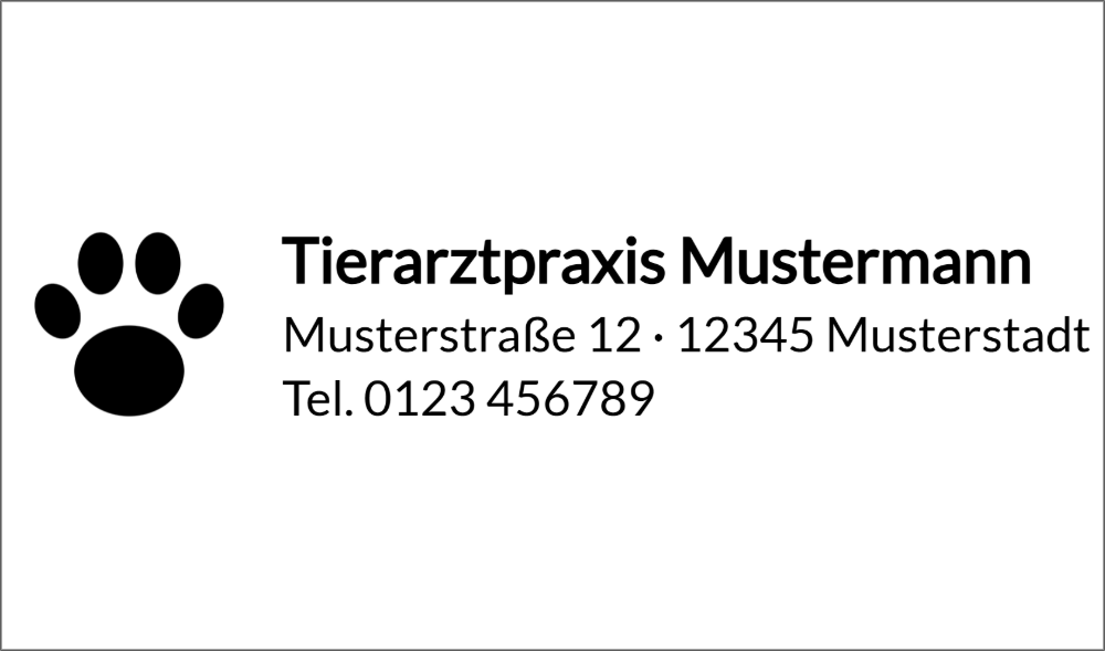 Vorschau der Vorlage 56x33 Tierarztpraxis