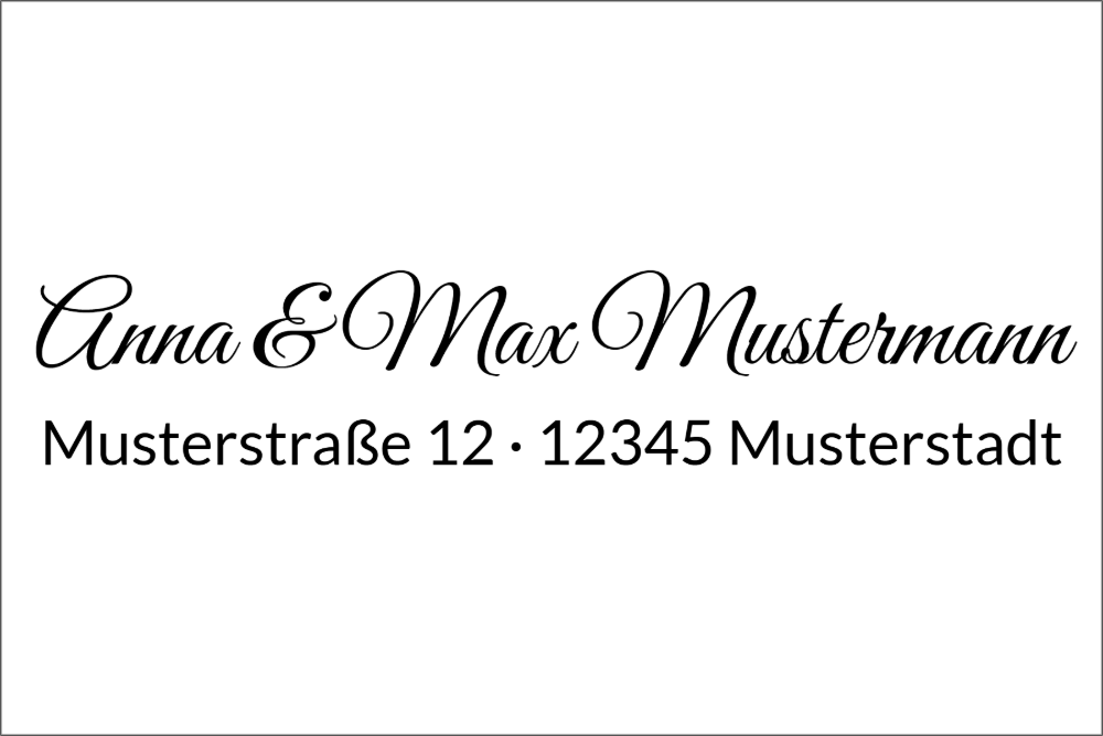 Vorschau der Vorlage 60x40 Handschrift