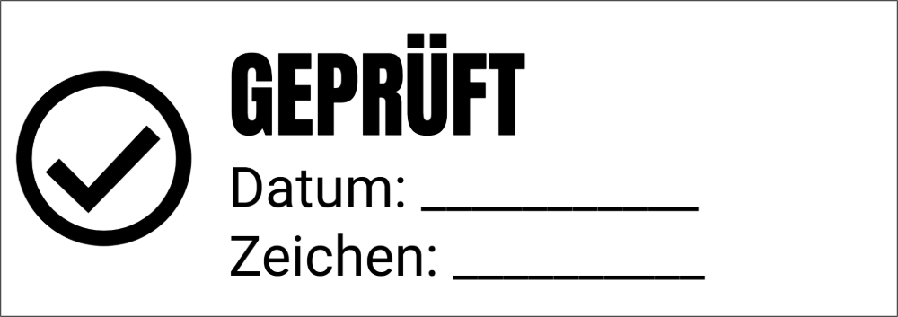 Vorschau der Vorlage 68x24 Geprüft