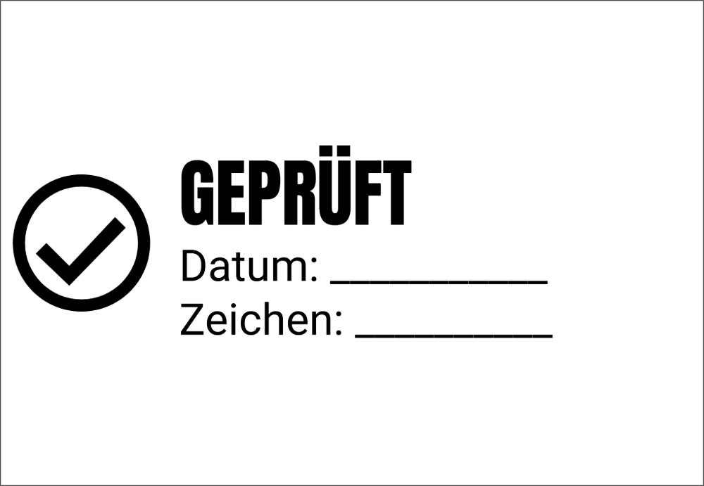 Vorschau der Vorlage 68x47 Geprüft