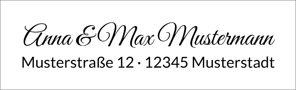 Vorschau der Vorlage 82x25 Handschrift