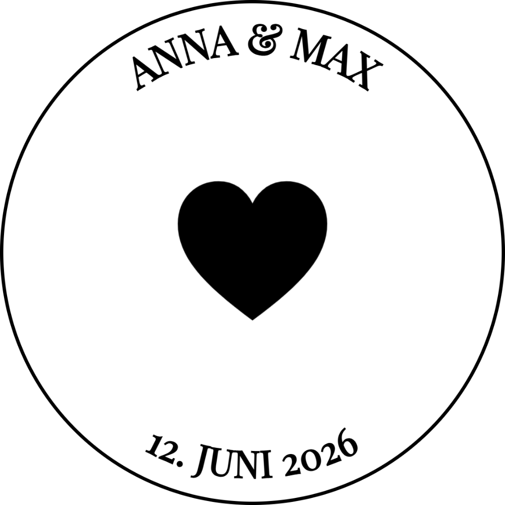 Vorschau der Vorlage Ø38 Hochzeit