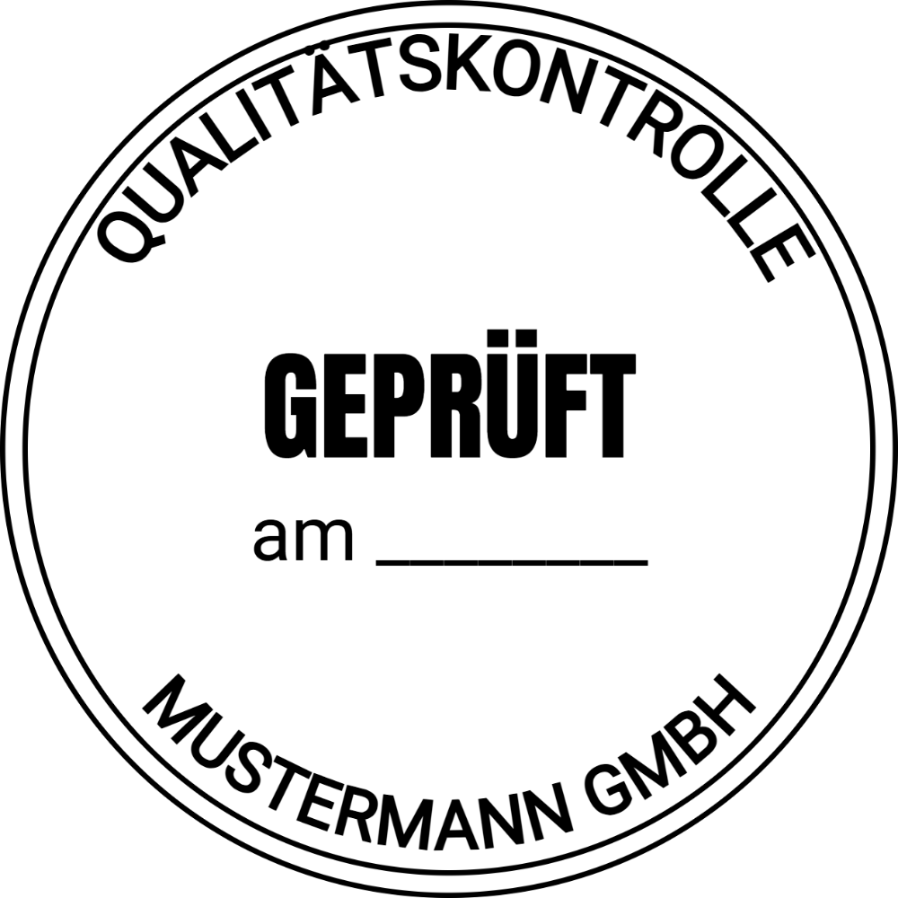Vorschau der Vorlage Ø42 Geprüft