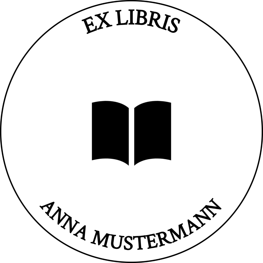 Vorschau der Vorlage Ø50 Ex Libris
