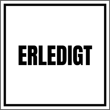 Vorschau der Vorlage 12x12 Erledigt