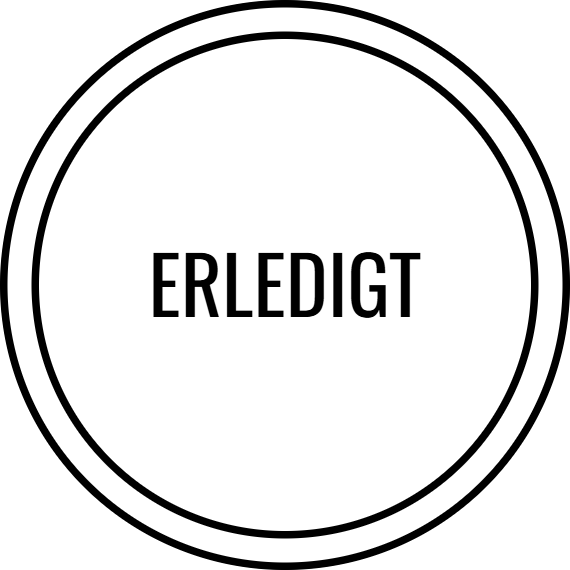 Vorschau der Vorlage Ø19 Erledigt