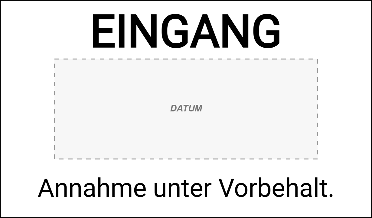 Vorschau der Vorlage WARENEINGANG-41X24-2