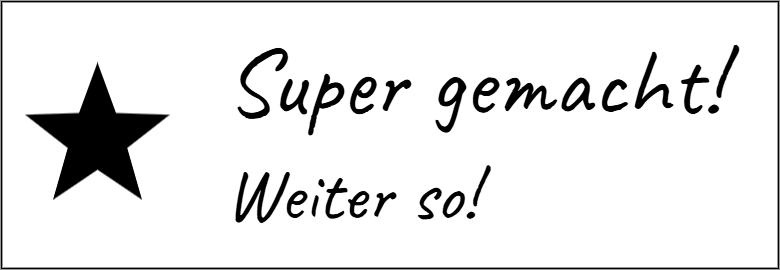 Vorschau der Vorlage 26x9 Lob